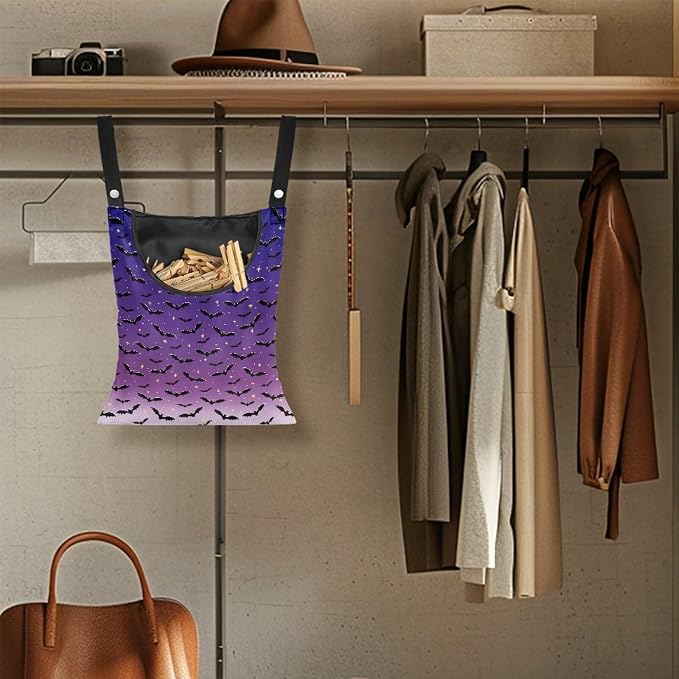 Halloween Bats Clothespin Bag - Image 4