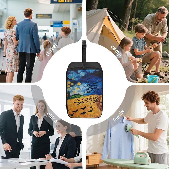 Wheatfield with Crows Travel Iron Storage Bag - Image 5