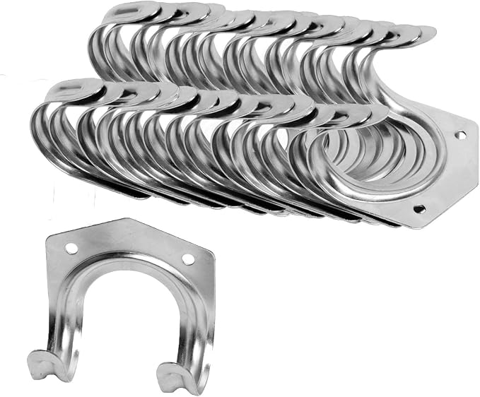 Universal Galvanized Metal Utility Storage Hooks by Wideskall