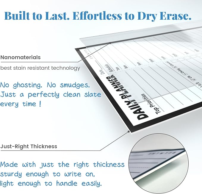 JJPRO Reusable Desktop Daily Planner - Image 6