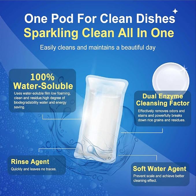 dishwasher pods, dishwasher detergent, dishwasher tablets, non toxic dishwasher - Image 4