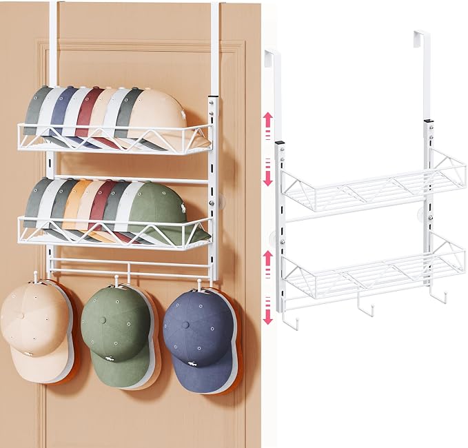 SWTYMIKI Over Door Hat Organizer by SwtyMiki-TidyHomeSweetLife