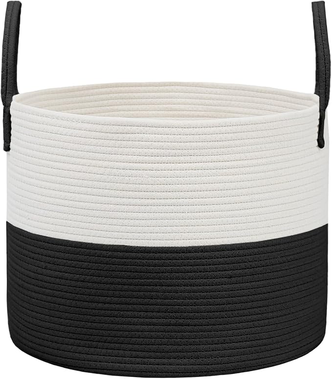 65L Extra Large Blanket Basket for Living Room by JMvicyroam