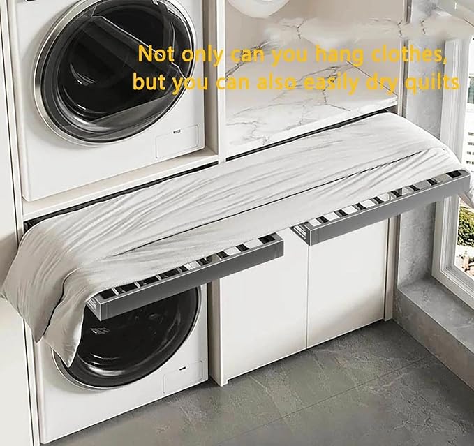 Extendable Pull Out Drying Rack - Image 2