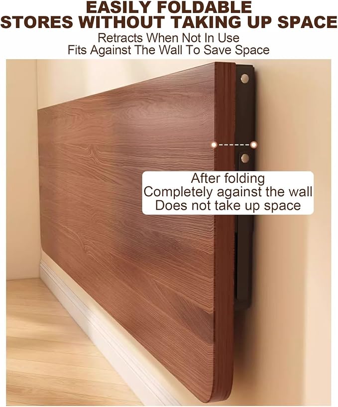 Fold Down Table Wall Mounted Kitchen Table Foldable Wall Table Laundry Folding - Image 5