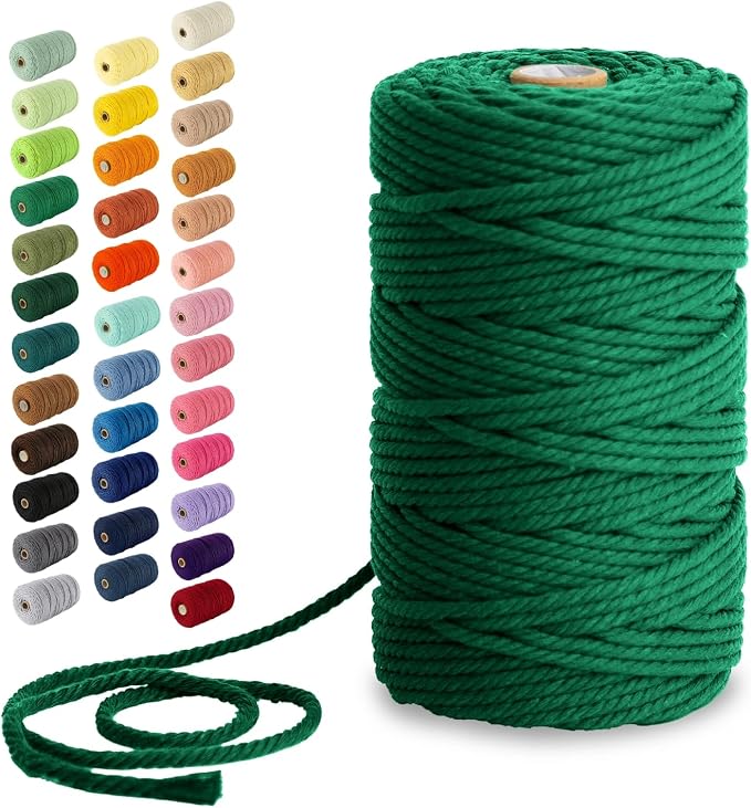 Nook Theory Macrame Cord - 4mm 109 Yards Cotton Rope by NookTheory