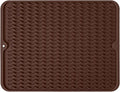 Silicone Dish Drying Mat, Non-Slip Easy Clean Sink Mat Large Heat-resistant by MODENGKONGJIAN