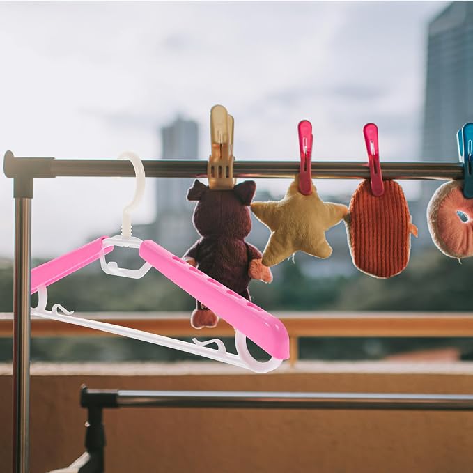 Adjustable Extra Wide Plastic Clothes Hangers - Image 3