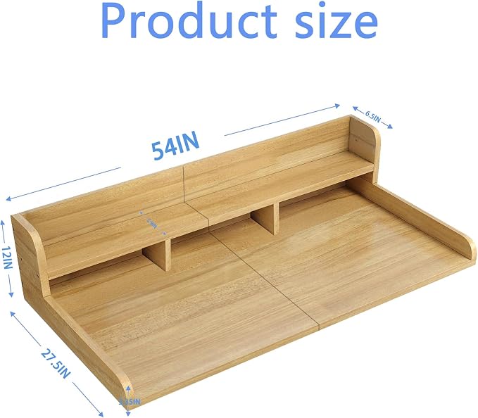 Washer Dryer Countertop, Laundry Wood Shelf Topper - Image 2