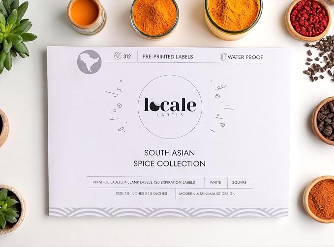 312 South Asian & Indian Spice Labels - Image 2