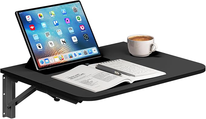 HOOBRO Folding Table, Wall Mounted Floating Desk - Image 9