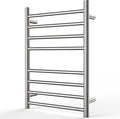 Towel Warmer Polished Chrome for Bathroom Wall Mounted Drying Rack Plug-in by SHARNDY