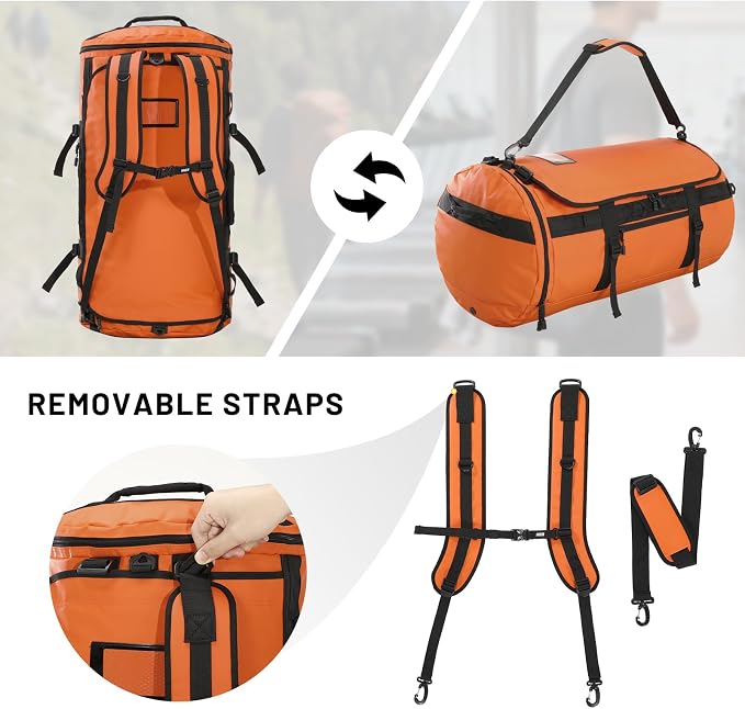MIER Large Duffle Backpack Sports Gym Bag - Image 2