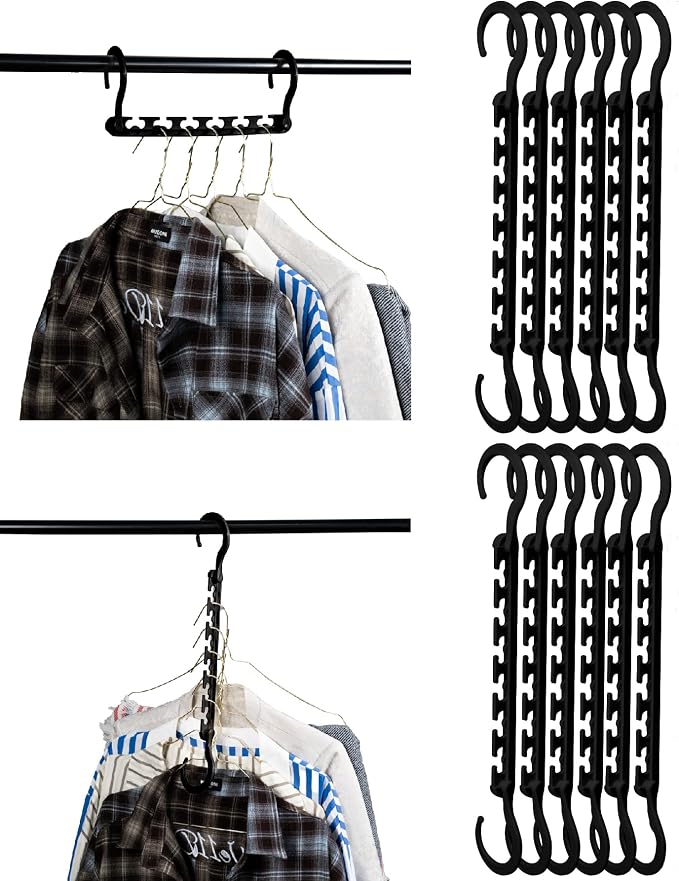 Mr. Pen- Space Saving Hangers for Clothes, Plastic Multi Clothes Hangers Space by MrPen