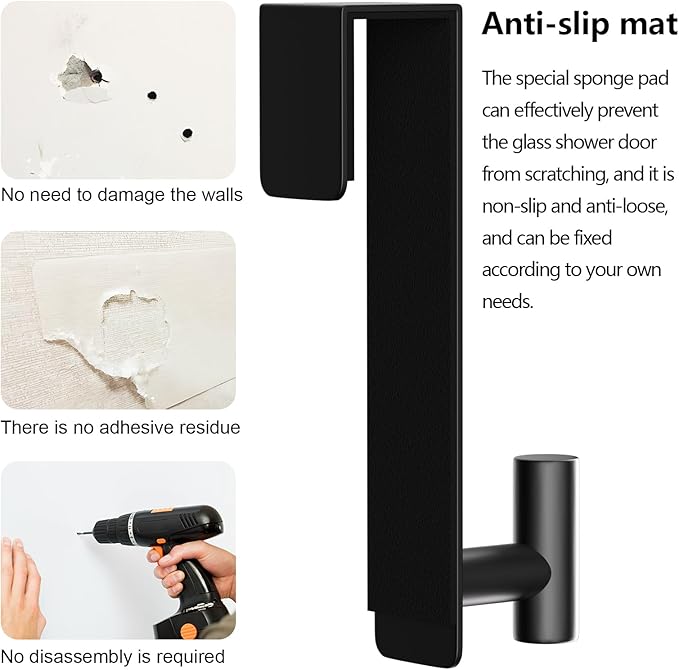 WUIVIUT T-Shaped Over Door Hooks - Image 6
