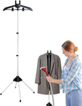Shakven Handheld Garment Steamer Rack | Standing Fabric Steamer Coat Hanger by Shakven