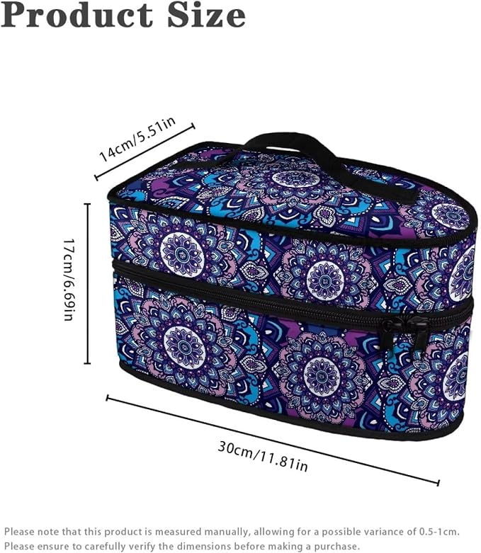 Retro Mandala Steam Iron Case Bag - Image 6