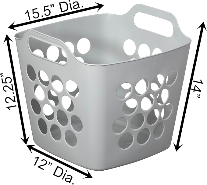 Flexible Plastic Laundry Basket - Image 4