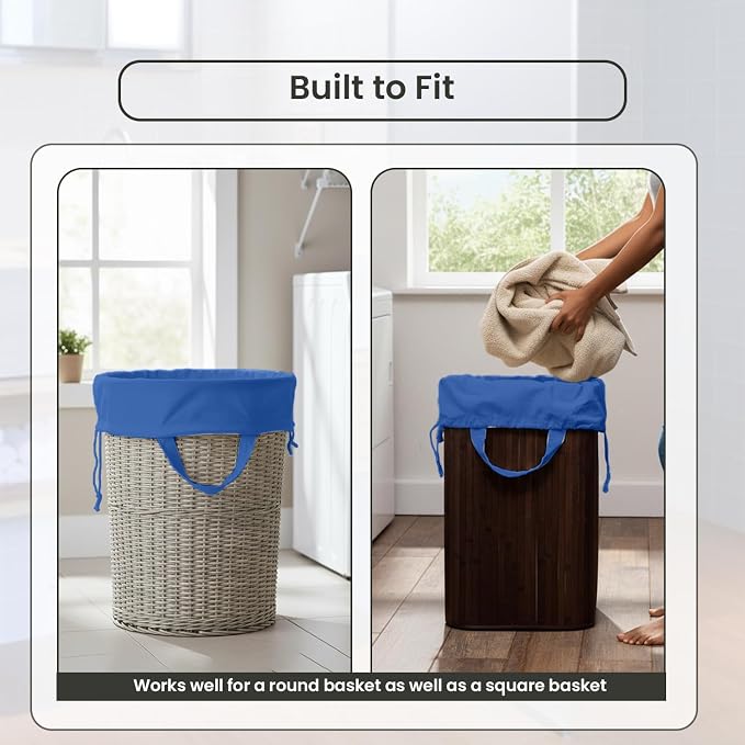 LFH Home Cotton Canvas Large Laundry Bag - Image 7
