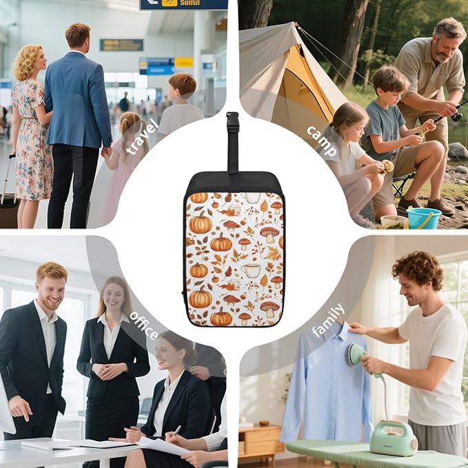 Maple Leaves Pumpkin Travel Steam Iron Storage Bag - Image 6
