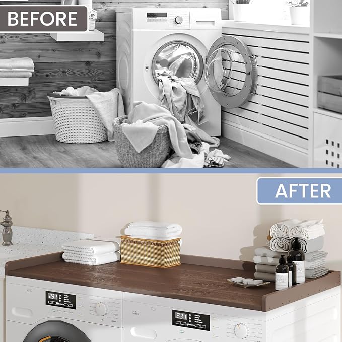 Sundale HDPE Washer Dryer Countertop, No-Installation Laundry Topper - Image 3