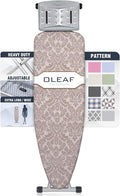 oleaf Ironing Board with Cover and Thicken Pad 43 x 13 Height Adjustable Full by oleaf