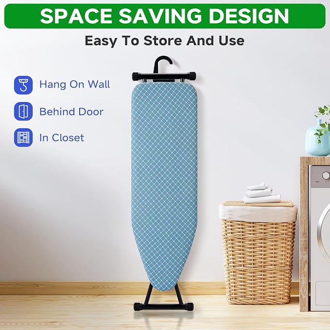 Compact Ironing Board 13 x 43, Iron Board - Image 6