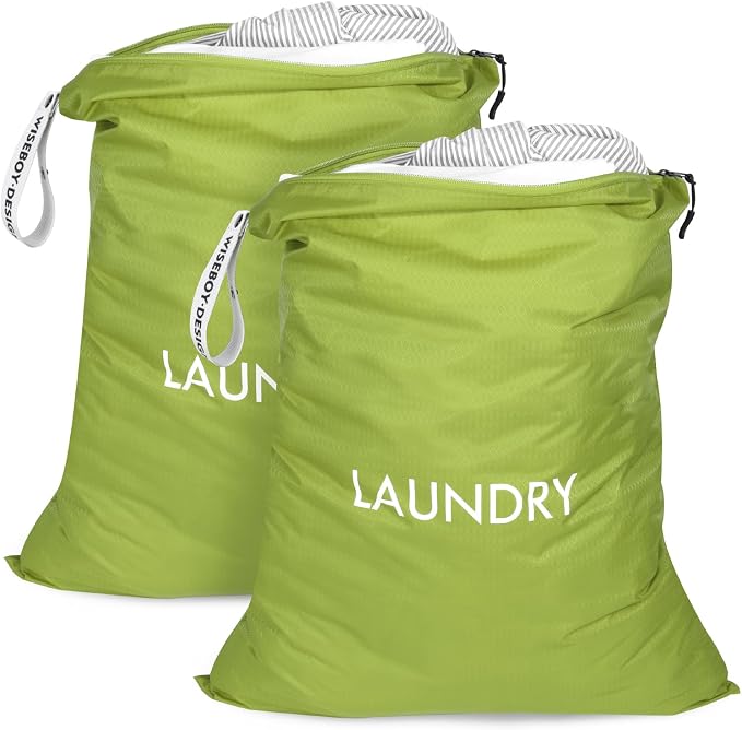 WiseBoy 2 Pack Laundry Bags, Travel Laundry Bag - Image 7