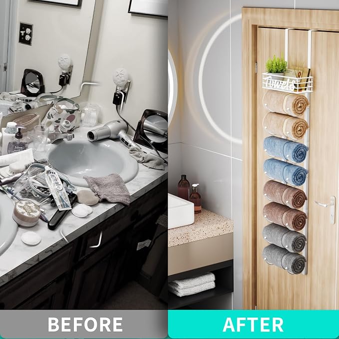 HapiRm Towel Racks for Bathroom Storage - Image 9