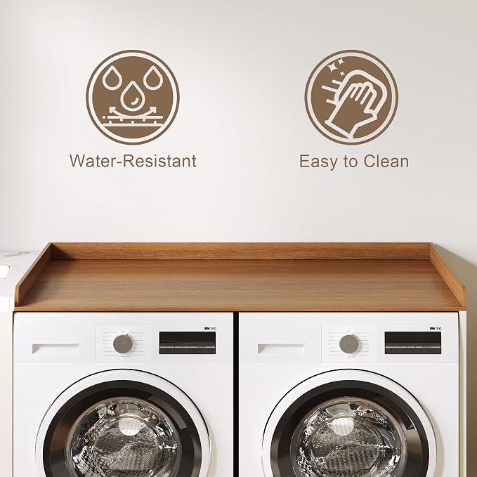 ChooChoo Washer Dryer Countertop, Laundry Room Topper - Image 4