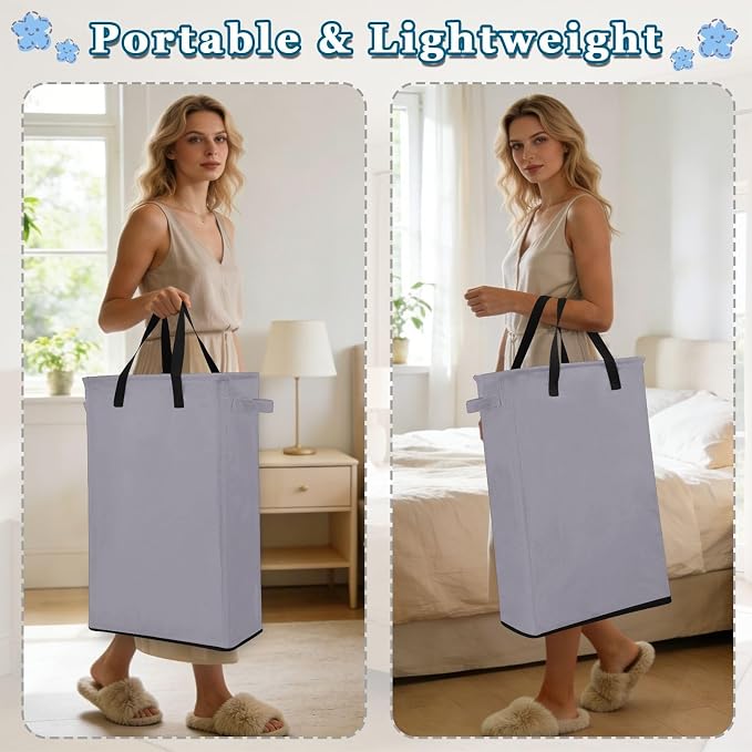 48L Heavy-duty Collapsible Laundry Basket - Image 5