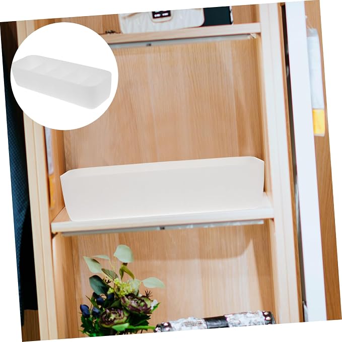 2pcs Socks Container Storage Box Sections Plastic Stackable Drawer Organizer - Image 8