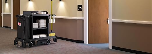 Suncast Commercial Standard Housekeeping Cart - Image 11