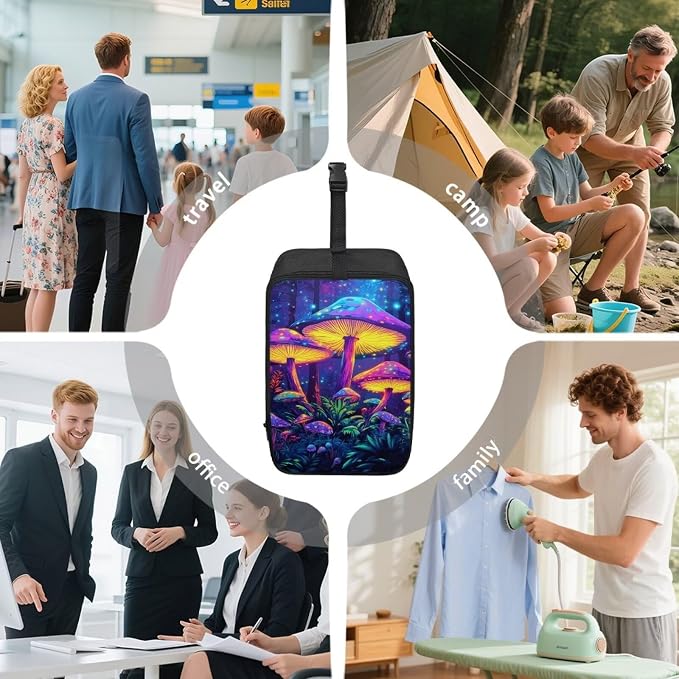 Glowing Mushroom Portable Steamer Iron Storage Bag - Image 6