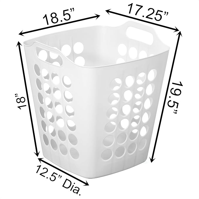 Flexible Plastic Laundry Basket - Image 4