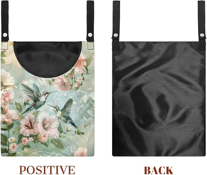 Clothes Pin Hanging Bag with Large Opening, Lightweight Hanging Laundry Bag - Image 7