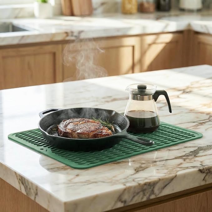 Silicone Dish Drying Mat for Multiple Usage, Easy clean, Eco-friendly, - Image 7