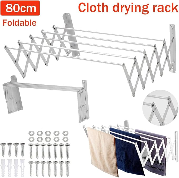 Collapsible Clothes Drying Rack Clothes Dryer Energy Saving Multi-Function - Image 2