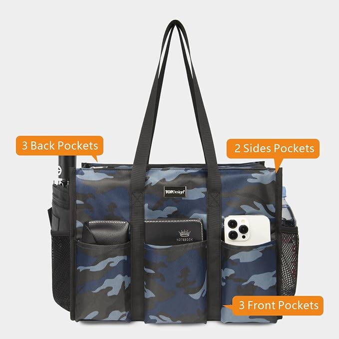 TOPDesign Utility Water Resistant Tote Bag - Image 3