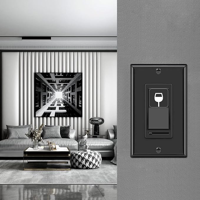 578PCS Light Switch Decals Transparent Light Switch Labels Stickers Waterproof - Image 2