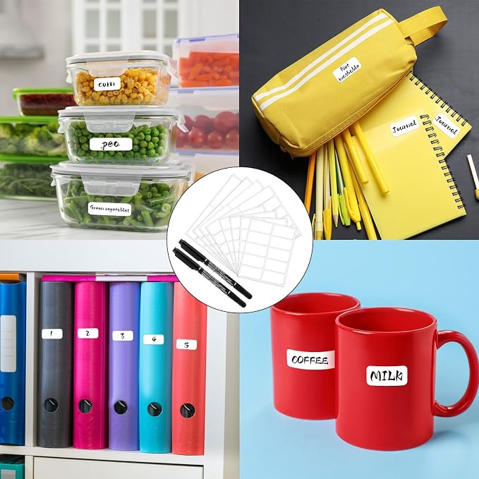 300Pcs Clothing Labels No Iron Laundry Labels Self-Stick Fabric Labels - Image 3