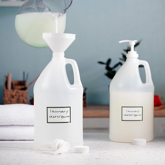 1 Gallon Jugs - Pack of 2 Plastic Jug Containers - Image 2