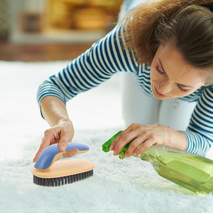 YARNOW 2pcs Multi-Purpose Shoe and Laundry Brush Set, Soft Bristle Fabric - Image 6