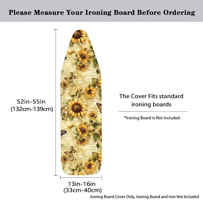 Butterfly Sunflower Ironing Board Covers - Image 5