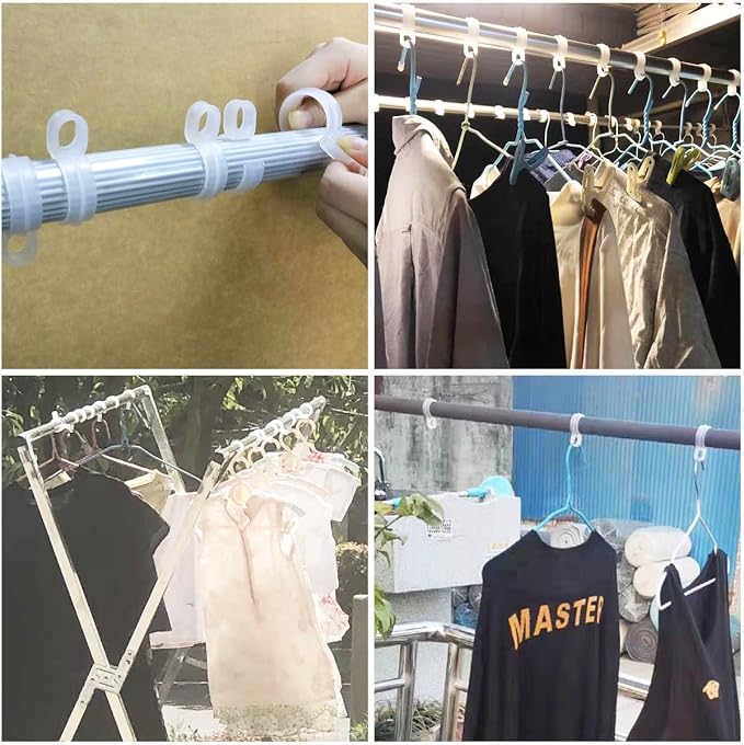 3Packs 30PCS 24-30mm Wind Proof Hanger Hook Windproof Hooks Clothes Drying Rack - Image 6