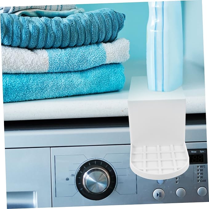 Mobestech 2pcs White Laundry Detergent Drip Tray Cup Holder Softener Liquid - Image 8