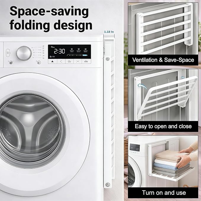 Magnetic Appliance Shelf, Metal Side Storage Organizer - Image 3