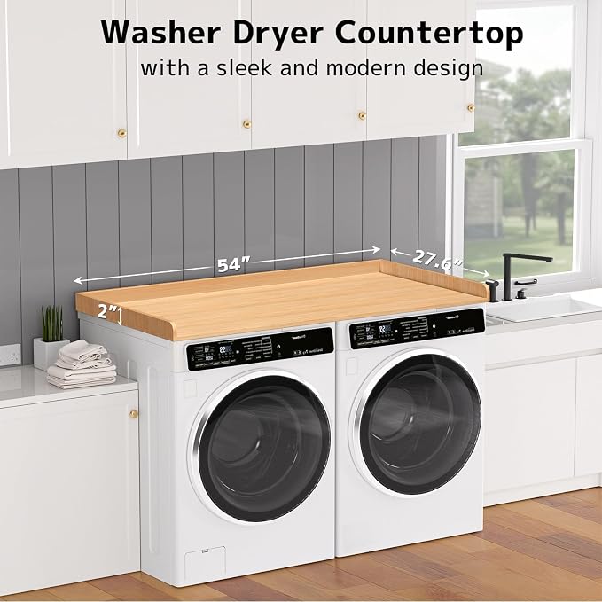 Washer Dryer Countertop 54''W x 27.5" D - Image 2