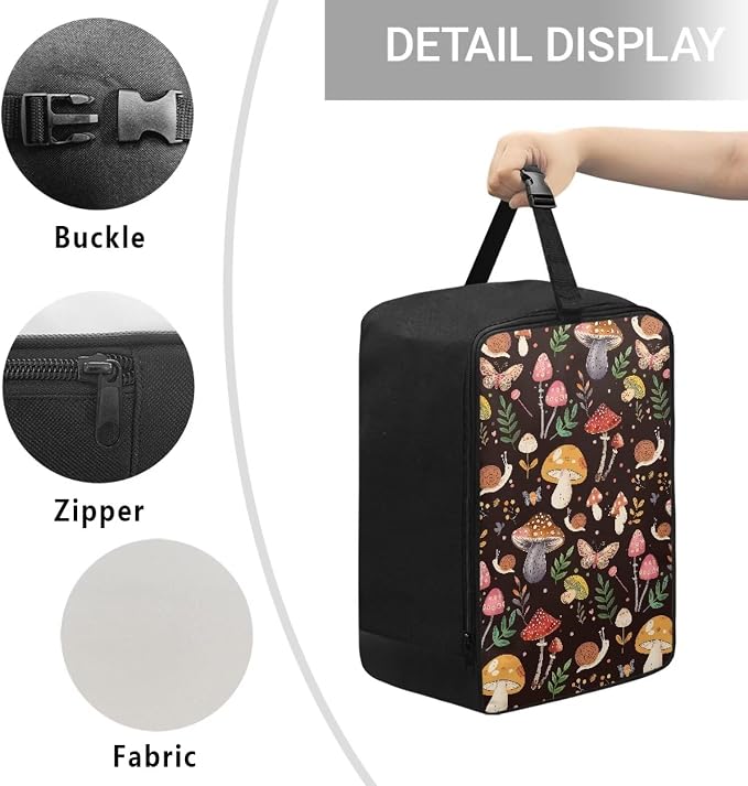 Mushroom Butterfly Portable Steamer Storage Bag - Image 5