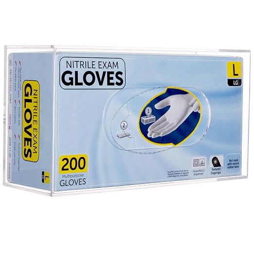 Acrylic Glove Box Holder Wall Mount Disposable Glove Dispenser Storage Organizer - Image 2